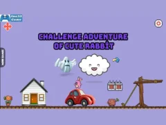 Spil Challenge adventure of cute rabbit online