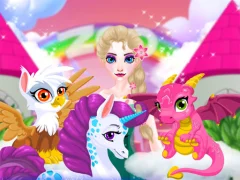 Elsa Magic Zoo — безплатна онлайн игра