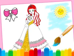 Permainan Princess Coloring Glitter secara online