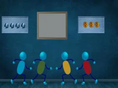 Blue house escape — لعبة مجانية اون لاين