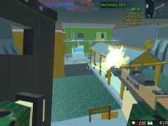 Pixel Crazy Minecraft shooter — free online game