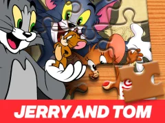 Jerry and Tom Jigsaw Puzzle — bezmaksas tiešsaistes spēle