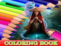 Cluiche Coloring Book for Raya And The Last Dragon ar líne