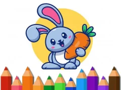 Гаме Cute Rabbit Coloring Book  онлајн