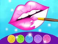 Spel Glitter Lips Coloring Game online