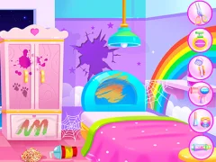 Kitty Kate House Cleaning — ücretsiz çevrimiçi oyun