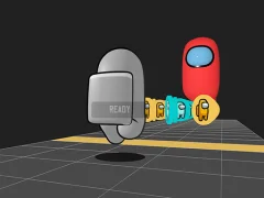 3D Among Us Rush — jogo online grátis