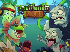 Spel Flower Defense Zombie Siege aanlyn