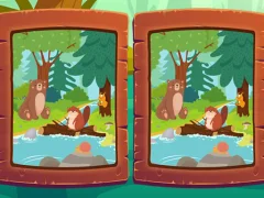Spot the Difference Animals — لعبة مجانية اون لاين