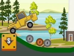 Hill Climb Tractor 2D — bezmaksas tiešsaistes spēle