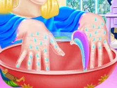 Princess Cinderella Hand Care  — free online game