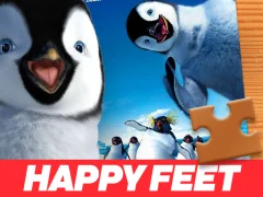 Lojë Happy Feet Jigsaw Puzzle në internet