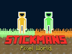 Xogo Stickmans Pixel World en liña