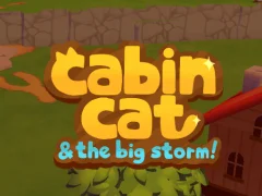 Spel Cabin Cat & the big Storm  aanlyn