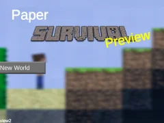 Mchezo Paper Survival online