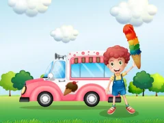 Spel Trucks For Kids Coloring online