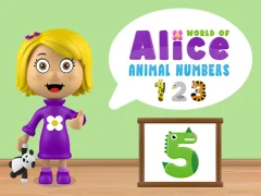 Permainan World of Alice Animal Numbers talian
