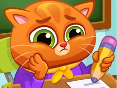 Lovely Virtual Cat At School — لعبة مجانية اون لاين