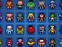 Pictures By Numbers Superheroes — free online game