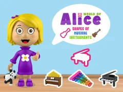 Permainan World of Alice Shapes of Musical Instruments talian