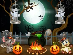 Permainan Halloween Twin Ghosts Rescue talian
