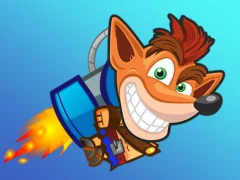 Mchezo Flying Crash Bandicoot online
