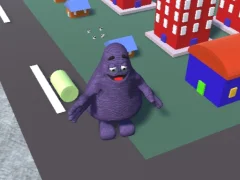 Leikur Grimace Shake City Chaos á netinu