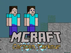 Mcraft Cartoon Parkour — bezplatná online hra