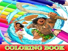 Gêm Coloring Book for Moana ar-lein