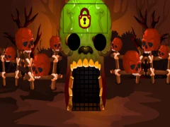Brown Skull Forest Escape — 無料オンラインゲーム
