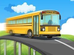 Cluiche School Bus Racing ar líne