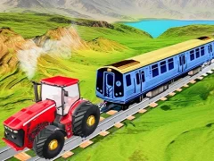 Гаме Chain Tractor Train Towing Game 3D онлајн