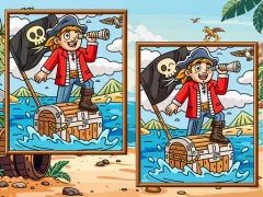 بازی Pirates Find the Diffs  آنلاین