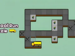 Cluiche School Run Puzzle ar líne