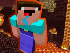 Noob Parkour: Nether — free online game