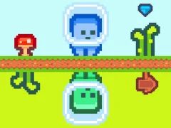 Two Aliens Adventure — δωρεάν online παιχνίδι