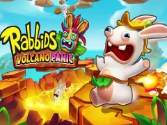 Mchezo Rabbids Volcano Panic online
