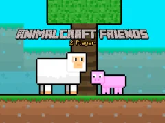 AnimalCraft Friends 2 player — لعبة مجانية اون لاين