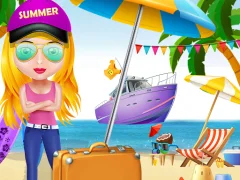 Girl Summer Vacation Beach — ücretsiz çevrimiçi oyun