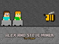 Alex and Steve Miner Two-Player — free online game