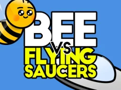 Mchezo Bee vs flying saucers online