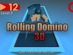 Leikur Rolling Domino 3D á netinu