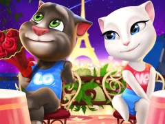 Гаме Talking Tom and Angela Coloring онлајн