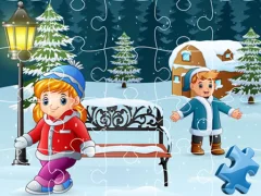 Гаме Happy Winter Jigsaw  онлајн