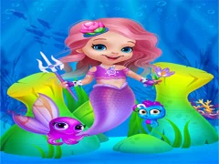 Cute Mermaid Girl Dress Up  — free online game