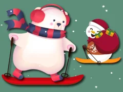 Ski Xmas — free online game