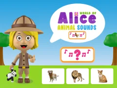 Permainan World of Alice Animal Sounds talian