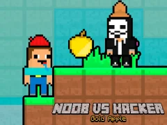 Noob vs Hacker Gold Apple — bezplatná online hra