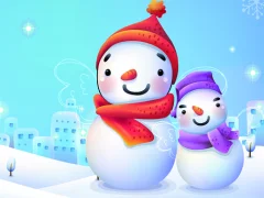 Snowman 2020 Puzzle — free online game
