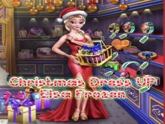 Elsa Frozen Christmas Dress up — δωρεάν online παιχνίδι